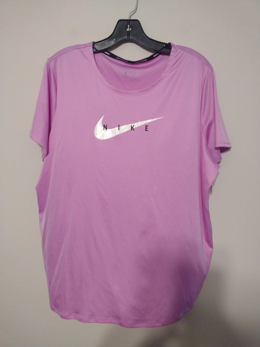 Athletic Top Short Sleeve By Nike  Size: Xxl
