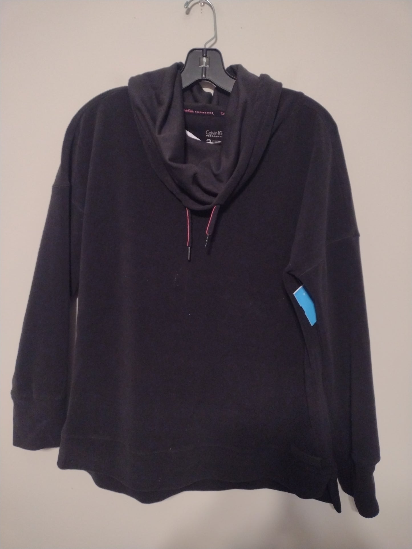 Top Long Sleeve Fleece Pullover By Calvin Klein O  Size: Xl