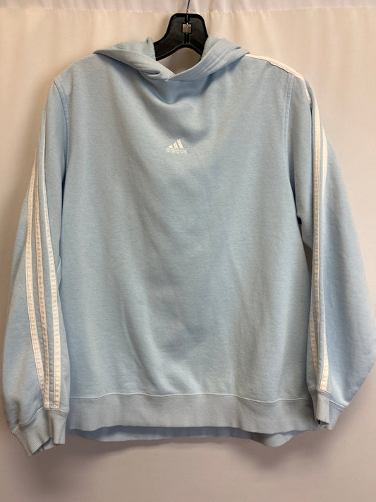 Athletic Sweatshirt Hoodie By Adidas  Size: L