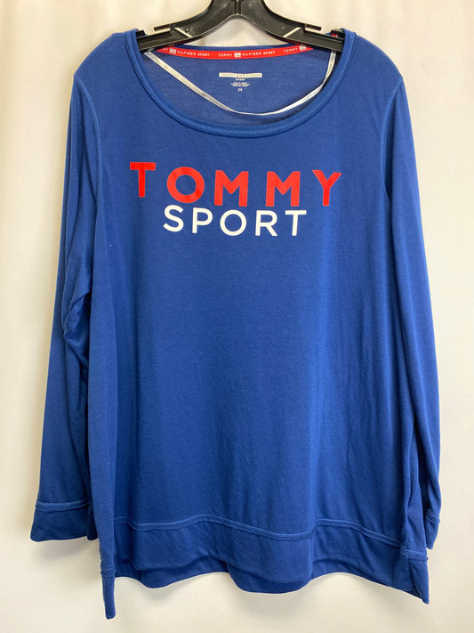 Athletic Sweatshirt Crewneck By Tommy Hilfiger  Size: 2x